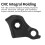Achterderailleurhanger voor mountainbikes, achterversnelling 4