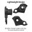 Achterderailleurhanger voor mountainbikes, achterversnelling 7