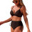 Pack of 2pcs Elastic Soft Fabric Tankini Set for Quick-brown M 1