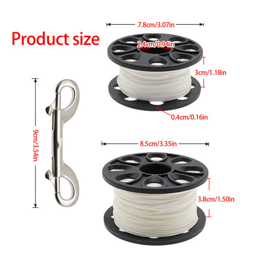 Corrosions Resistant Underwater Line Spool Nylon Diving-50M 1