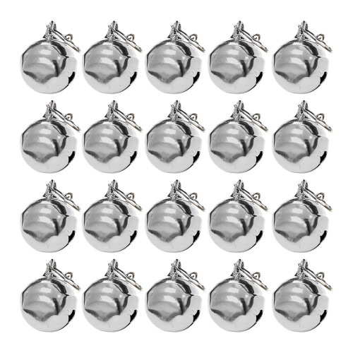 Cloches de canne à pêche, paquet de 20, conception à Clip-argent