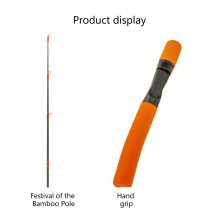 Double Adjustable Winter Ice Fishing Rod Lightweight Design With