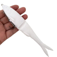 Leurres de pêche Leurres de pêche au lancer souple-Blanc 170mm