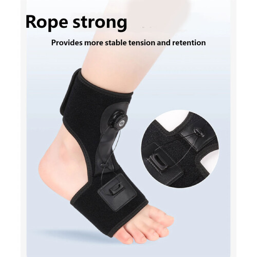 Foot Support Adjustable Breathable Orthotic Ankle Brace Built in 1