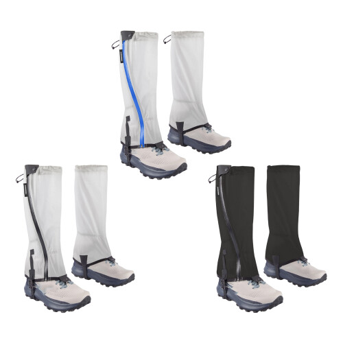 Guêtres de jambe de randonnée imperméables, guêtres de-Noir 1
