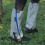 Adjustable Snow Boot Gaiters Waterproof Hiking Leg-Black 3