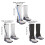 Adjustable Snow Boot Gaiters Waterproof Hiking Leg-Black 4