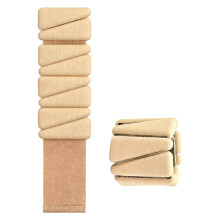 1 Pair of Adjustable Silicone Strap for Leg Ankle-Nude color