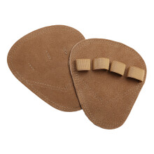 Fitness Gym Grip Pad Weightlifting Grip Gloves Lift Pad-brown