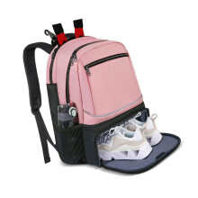 Professional Tennis Backpack 2 Rackets Tennis Handbag-Pink