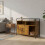 Cat Litter Tray Cabinet with Storage and Litter Mat 1