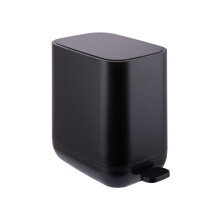 7L Square Pedal Bin - Plastic, Soft-Close Lid