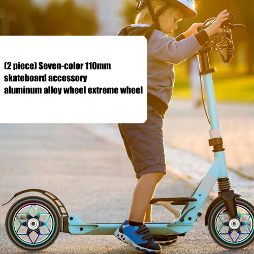 2pcs Scooters Bearings Rollers Wheel Smooth Quiet Cycling 1