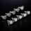 10 Pack Split Shaft 500K Ohm Potentiometer with 3 Pin Terminal 6