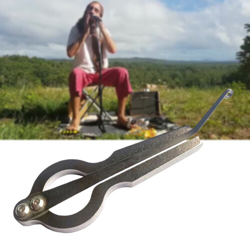 Handheld kaakharp muziekinstrument metalen constructie 1