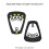 Fitness Hand Exerciser Grip Hand Strength Trainer Silicone 7