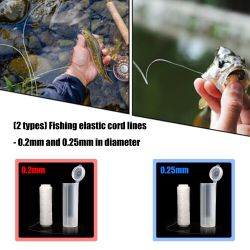 High Performances Elastics Fishing Line For Beginner To-0.2mm 2