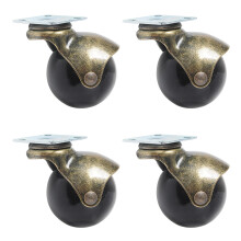 Furniture Wheel Swivels Plate Ball Casters for-without brake
