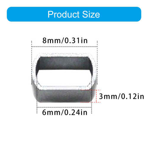 5 x 8 mm bis 4 x 7 mm Rollengriff-Adapter,-2 Packung 1