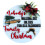 30cm Wooden Christmas Sign Multicolour 1