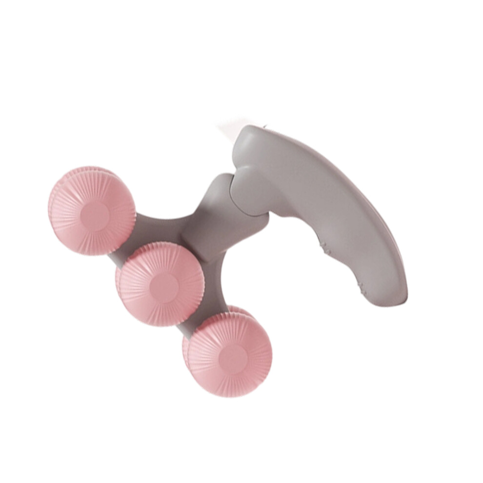 Pink Easy To Use Massage Roller Silicone Handheld Massager 6