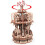 Gigamic Modello 3D Mobile in Legno - Gigamic - Carosello Piccolo modello - 88 pezzi - Da assemblare - Beige 2