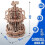 Gigamic Modello 3D Mobile in Legno - Gigamic - Carosello Piccolo modello - 88 pezzi - Da assemblare - Beige 5