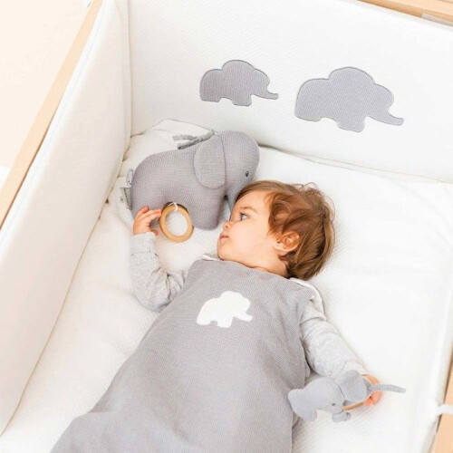 "Strickschlafsack Tembo - NATTOU - 70 x 43 cm - 0 bis 6 Monate - 70% Baumwolle 30% Polyester" 2
