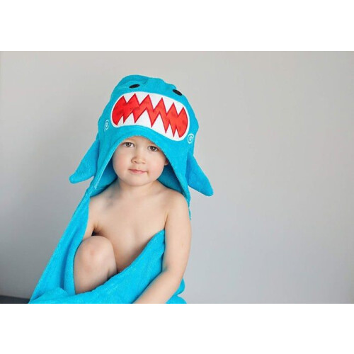 Zoocchini - Kinderhandtuch - Sherman der Hai - ELEMENTS FOR KIDS 2