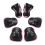 Kid Protective Gear Set Biking Skating Knee Elbow Pad Hand-pink 1