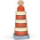 Stackable Toy - Sevi - Stackable Lighthouse - 15 wooden pieces - Develops motor skills - Unisex 4
