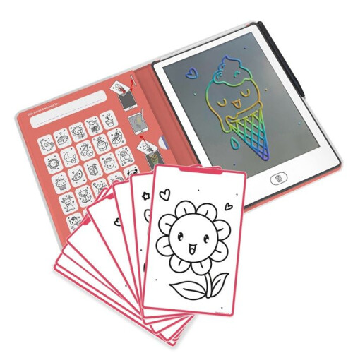 Tablette à dessin - KIDYWOLF - Kidydraw-Mini - Écran LCD - 30 illustrations - Portable 1