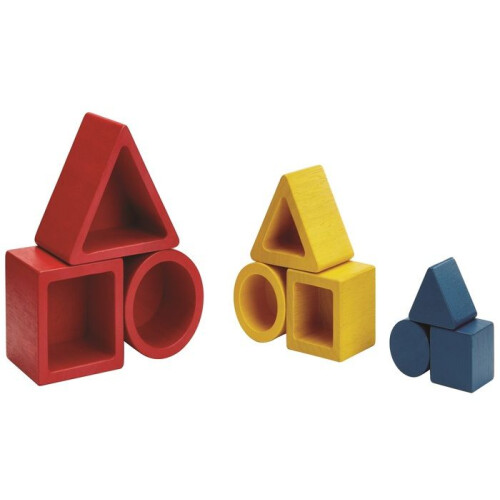 Plan Toys - Quebra-cabeça de encaixe 3 formas - TROUSSELIER 2