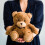 Microwaveable seed heating pad with plush cover - Brown Teddy - Warmies 3