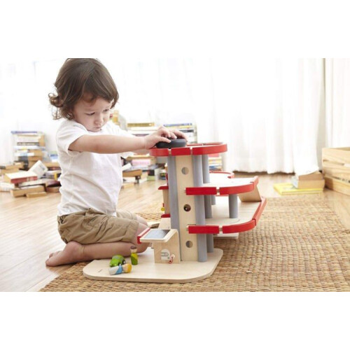 Plan Toys - Garage Parking en bois - TROUSSELIER 2