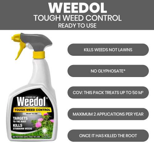 Weedol Weedol Tough Weed Control Ready to Use 1L 2