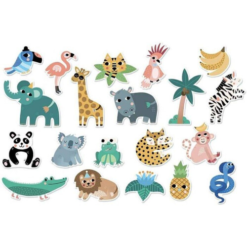 Vilac - Michelle Carlslund Jungle Magnets 2