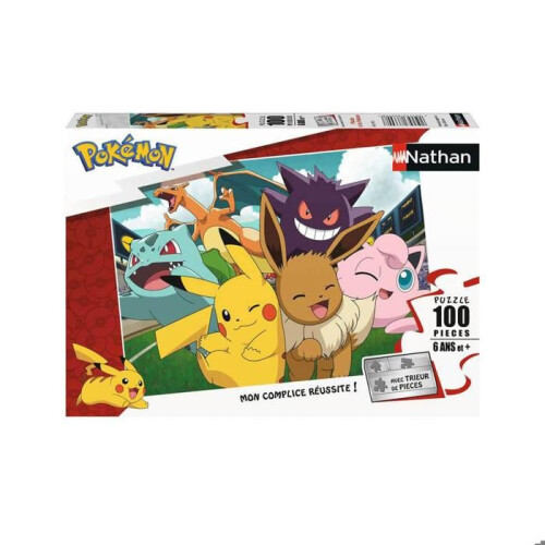 Puzzle 100 pezzi: Pikachu e i Pokémon 1