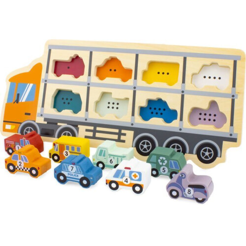 Puzzel - ULYSSE - Auto transporter - 8 stukken - Kind - Multikleur 2