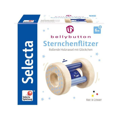 Selecta Speelgoed hocke jongens 7 cm natuurlijk/blauw 2