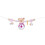 Mobile Selecta - 64304 - Steiff Corrente de Carrinho Rosa 63 cm 2