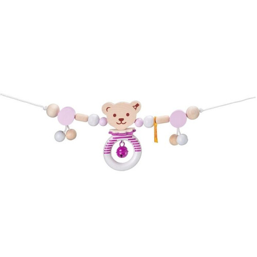 Mobile Selecta - 64304 - Steiff Corrente de Carrinho Rosa 63 cm 1