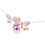 Mobile Selecta - 64304 - Steiff Corrente de Carrinho Rosa 63 cm 3
