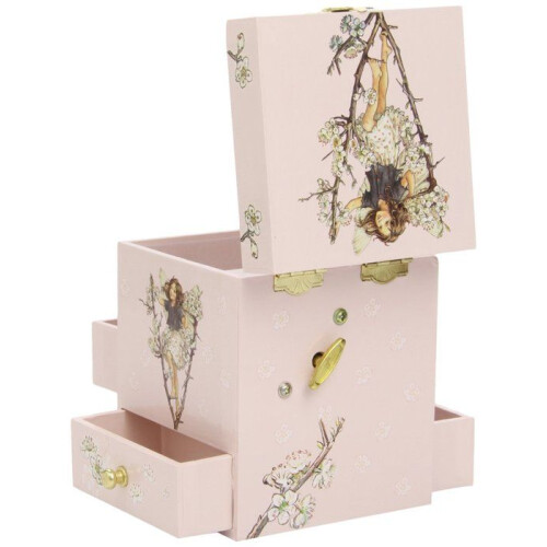 Musical Jewelery Box Phosphorescent Cherry Tree Fairy 1