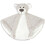 Doudou Waschbär Rabi - Happy Horse - 28 cm - Grau 2
