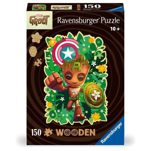 Ravensburger Puzzle in legno - RAVENSBURGER - Grande - 150 pezzi - Nero - Per bambini a partire da 6 anni 1