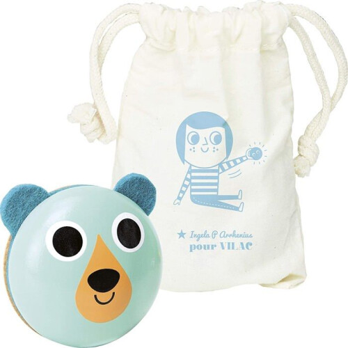 Maracas - Vilac - Hochet Ours - Mixte - Blanc - A partir de 12 mois 1