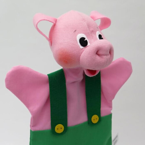 Mú - Marionnette Petit Cochon vert - MORAVSKA USTREDNA BRNO 2