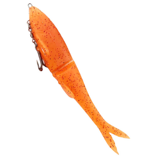 12cm/17cm Simulation Baits with T Shape Tail-Or ange 12cm 10.5g