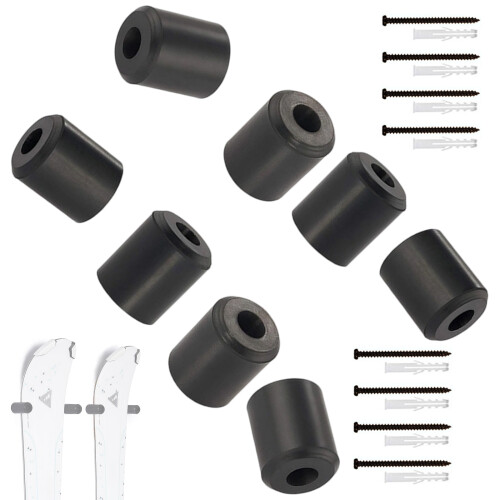 Ski Board Wandmontage Display Rack Rubber Snowboard-8 pakje